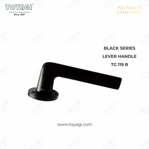 BLACK LEVER HANDLE TG 119 B
